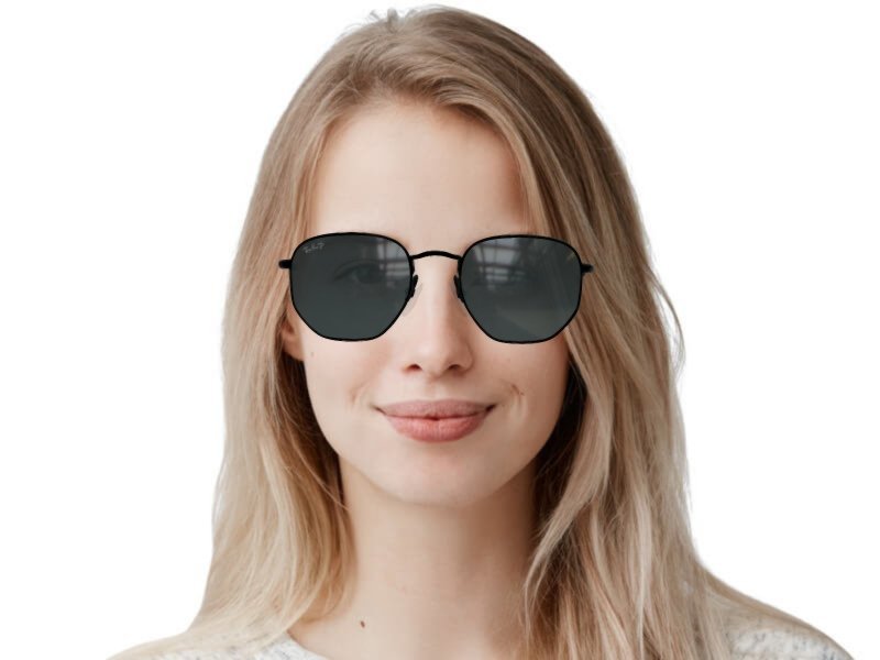 Ray ban hexagonal polarizadas clearance