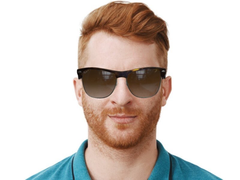 Ray Ban Clubmaster Oversized Classic RB4175 878 M2