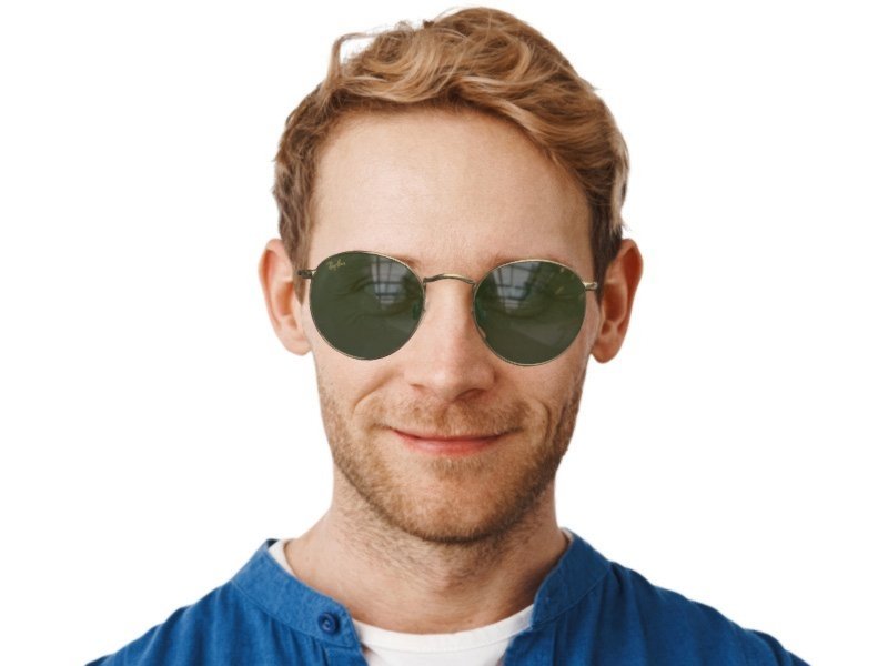 Ray Ban Round Metal RB3447 919631 Alensa Ireland